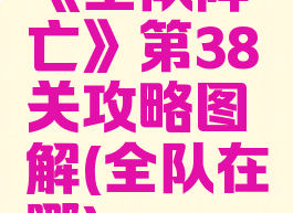 《全队阵亡》第38关攻略图解(全队在哪)