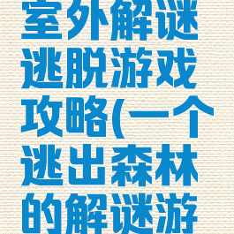 热带森林室外解谜逃脱游戏攻略(一个逃出森林的解谜游戏)