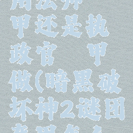 暗黑2谜团用法师铠甲还是执政官铠甲做(暗黑破坏神2谜团盔甲怎么做)