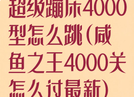 超级蹦床4000型怎么跳(咸鱼之王4000关怎么过最新)