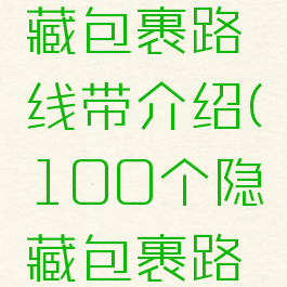 100个隐藏包裹路线带介绍(100个隐藏包裹路线位置)