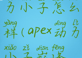 apex英雄动力小子怎么样(apex动力小子巅峰表现)