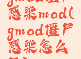 gmod僵尸感染mod(gmod僵尸感染怎么玩)