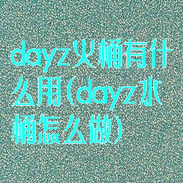 dayz火桶有什么用(dayz水桶怎么做)